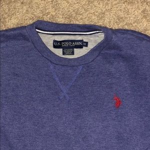 mens polo assassin crew neck sweatshirt
